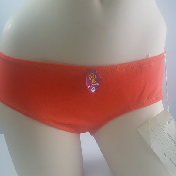 Du Loren Orange 2 piece Swimsuit - Picture 3 of 12